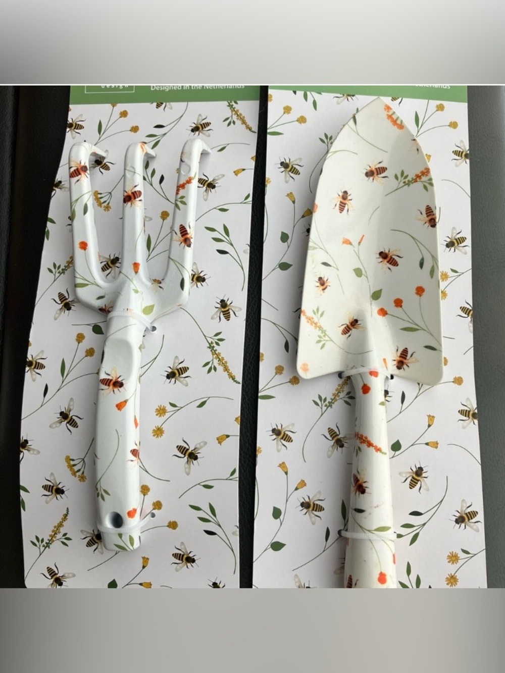 NWT esschert design Garden Tool Duo Bumble Bee - Mother's Day Spring Summer